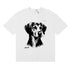Rhude T-shirts Fox Hound Cotton Casual Short Sleeve Men and Women