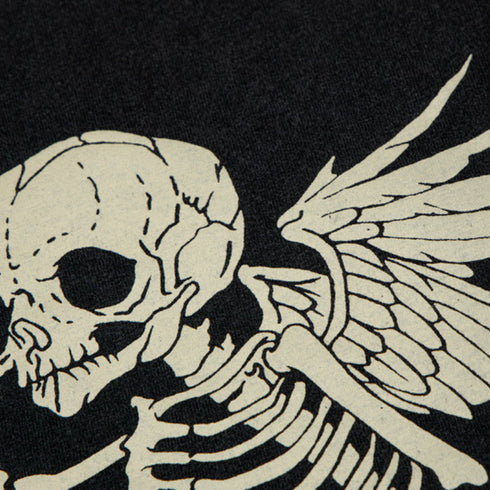 Gallery Dept T-shitrs Vintage Distressed Skull Print Short Sleeve