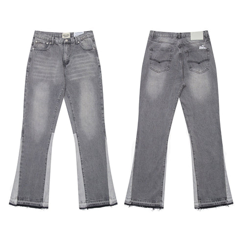 Gallery Dept Jeans Color-matching Flared Jeans Floor-mopping Straight Pants