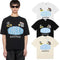 Rhude T-shirts Raceway Printing Cotton Casual Crew Neck Short Sleeve Men and Women