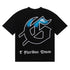 Godspeed T-shirts Falling Skull Print Cotton Casual Short Sleeve Men and Women