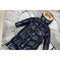 Moncler Reversible Black Beige Long Puffer Coat