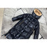 Moncler Reversible Black Beige Long Puffer Coat