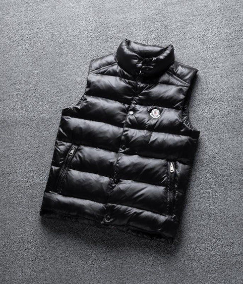 Moncler Black Quilted Puffer Vest