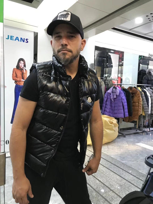 Moncler Black Quilted Puffer Vest