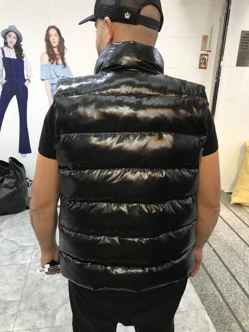 Moncler Black Quilted Puffer Vest