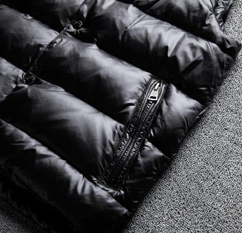 Moncler Black Quilted Puffer Vest