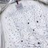 Moncler Silver Plush Panel Puffer Coat