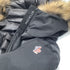 Moncler Belted Fur-Trim Hooded Coat