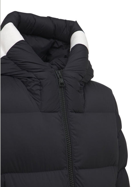Moncler Hood-Print Hooded Puffer Coat