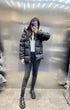 Moncler Hood-Print Hooded Puffer Coat
