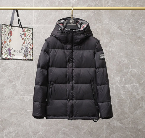 Burberry Hooded Short Down Jacket
