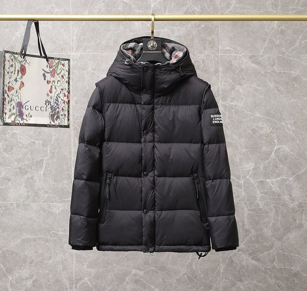 Burberry Hooded Short Down Jacket