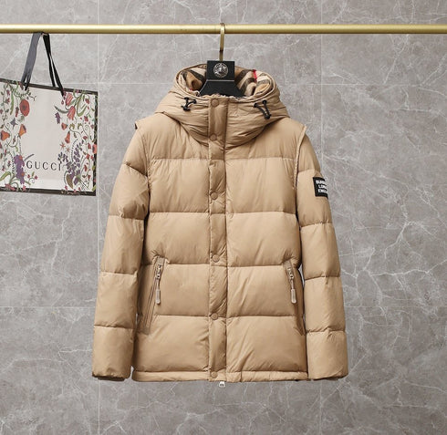 Burberry Hooded Short Down Jacket