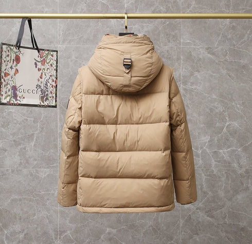 Burberry Hooded Short Down Jacket