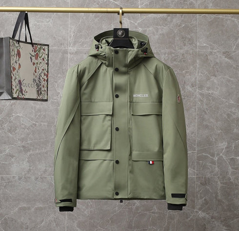 Moncler Hooded Utility Puffer Coat
