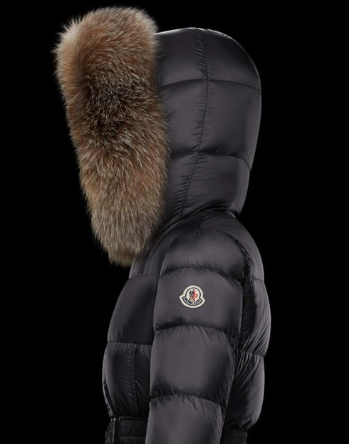Moncler Long Belted Puffer Coat