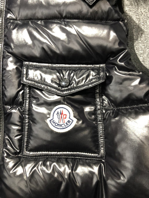 Moncler Fur-Trim Hooded Down Vest