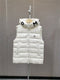 Moncler Lettered Hood Trim Quilted Vest