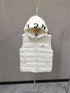 Moncler Lettered Hood Trim Quilted Vest