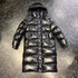 Moncler Glossy Hooded Long Down Coat