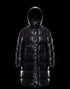Moncler Glossy Hooded Long Down Coat