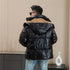 Moncler Black Hooded Puffer Coat