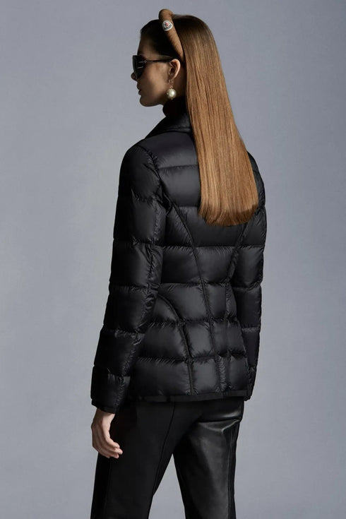 Moncler Black Quilted Short Down Coat