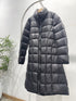 Moncler Women's Long Black Quilted Down Coat
