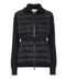 Moncler Quilted Knit-Sleeve Down Jacket