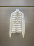 Moncler Quilted Knit-Sleeve Down Jacket