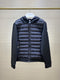 Moncler Black Sweater Sleeve Down Jacket