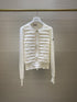 Moncler Women's Knit Sleeve Quilted Zip-Front Jacket