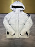 Canada Goose Light Grey Hooded Puffer Jacket