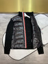 Moncler Quilted Knit-Sleeve Zip Jacket