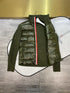 Moncler Quilted Knit-Sleeve Zip Jacket