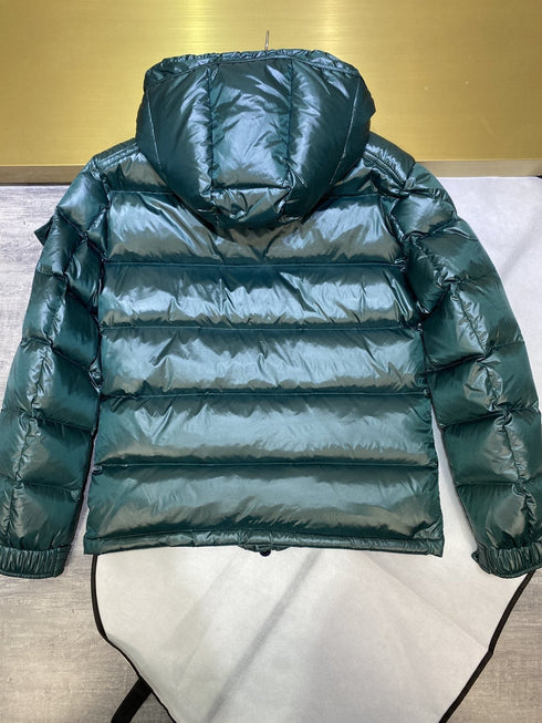 Moncler Glossy Hooded Short Down Coat