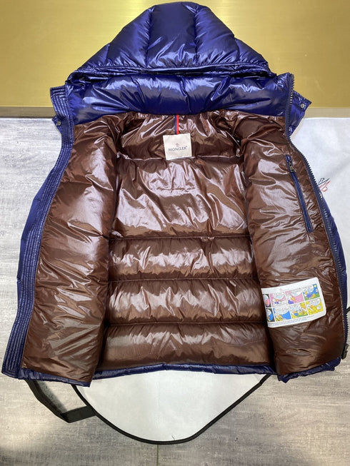 Moncler Glossy Hooded Short Down Coat