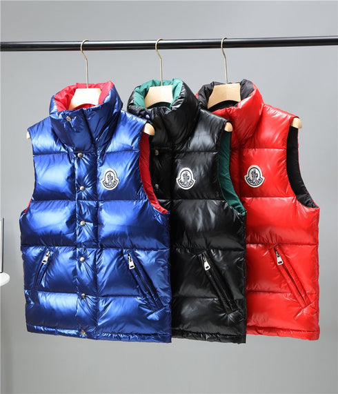 Moncler Glossy Quilted Down Vest