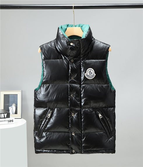 Moncler Glossy Quilted Down Vest