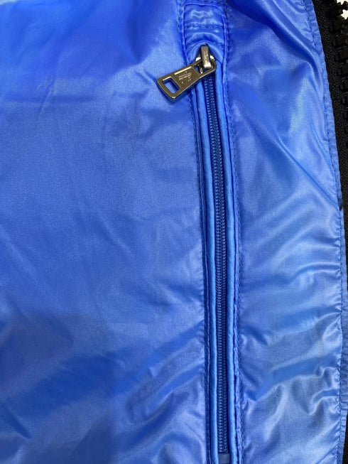 Moncler Contrast-Lined Hooded Puffer Coat
