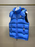 Moncler Hooded Glossy Puffer Down Vest