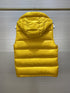 Moncler Hooded Glossy Puffer Down Vest