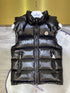 Moncler Hooded Glossy Puffer Down Vest