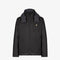 Fendi Black Hooded Chest-Pocket Zip Jacket