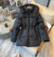 Burberry Hooded Quilted Long Down Jacket