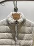 Moncler Quilted Knit-Sleeve Down Jacket