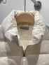 Moncler Quilted Knit-Sleeve Down Jacket