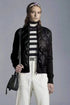 Moncler Diamond-Quilted Knit Sleeve Jacket