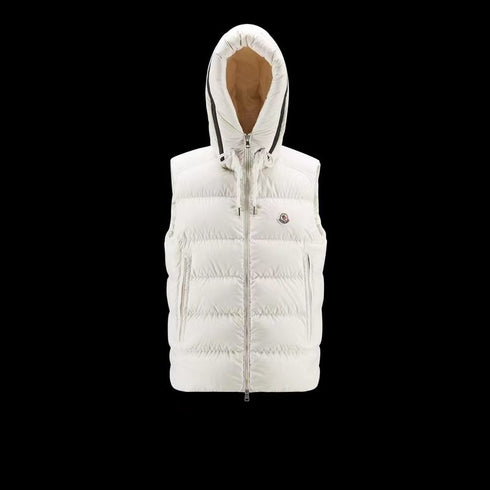 Moncler Hooded Quilted Down Vest